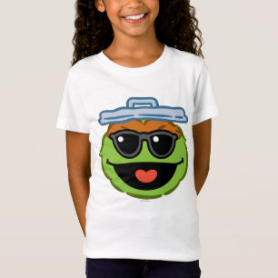 T-Shirt Visage souriant Oscar avec lunettes de soleil