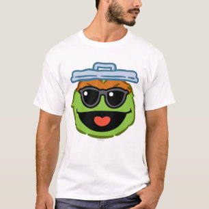 T-shirt Visage souriant Oscar avec lunettes de soleil
