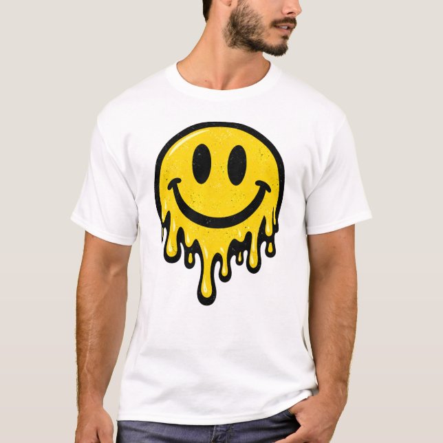 T-Shirt visage sourire (Devant)