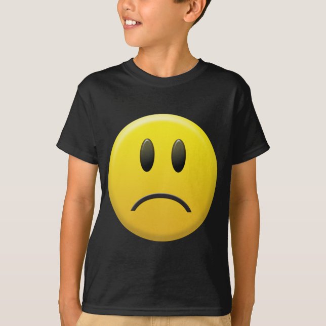 T-shirt Visage triste (Devant)