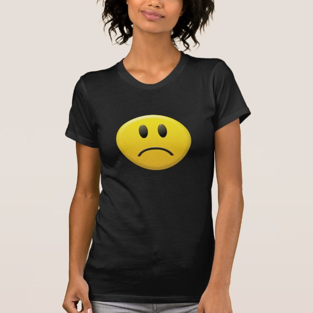 T-shirt Visage triste (Devant)