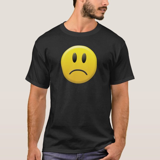 T-shirt Visage triste (Devant)