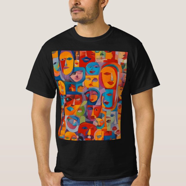 T-shirt Visages (Devant)
