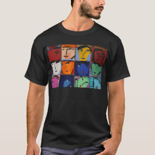 T-shirt Visages