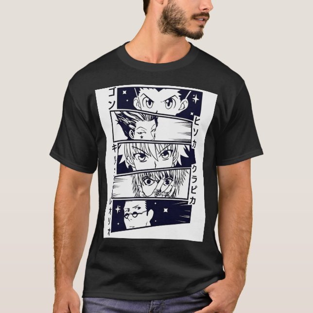 T-shirt Visages d'Anime (Devant)