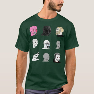 T-shirt Visages de 4chan Starter Pack édition NPC