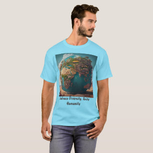 T-shirt Visages de l'unité : Faire place à la diversité da