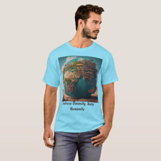 T-shirt Visages de l'unité : Faire place à la diversité da