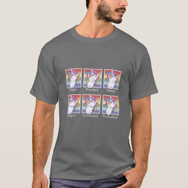 T-Shirt Visages Licorne (Devant)