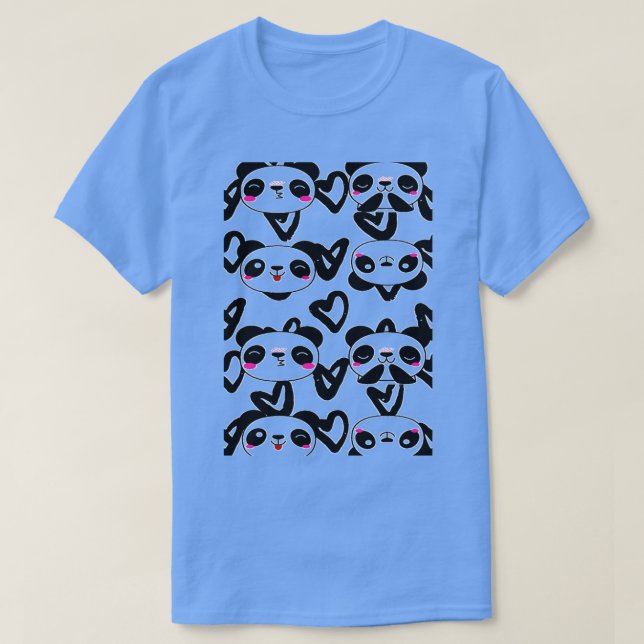 T-shirt Visages panoramiques (Design devant)