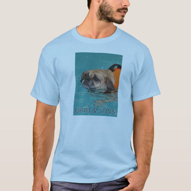 T-SHIRT VISAGES SINISTRES ET DE FILS (Devant)