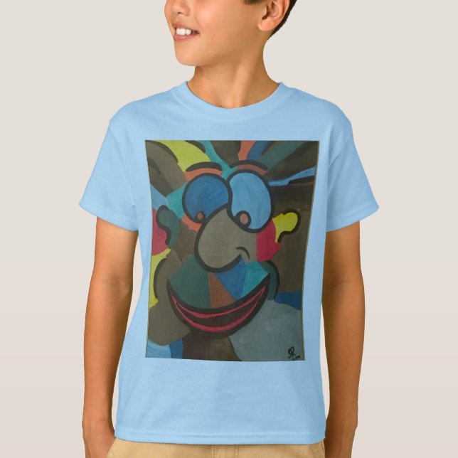 T-shirt Visages sur l'aller ! (Devant)
