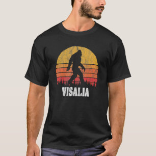 T-shirt Visalia Vintage 80 Bigoot Retro Sunset