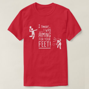 T-shirt "Visant chemise drôle de Pickleball vos pieds"