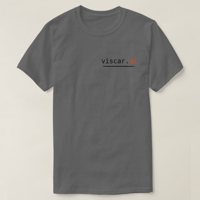 T-shirt Viscar.ai Tee Officiel d'Intelligence Artificielle (Design devant)