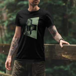 T-shirt viseur de caméra vintage