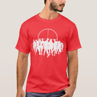 T-shirt visez 4 les zombis principaux - chemise rouge