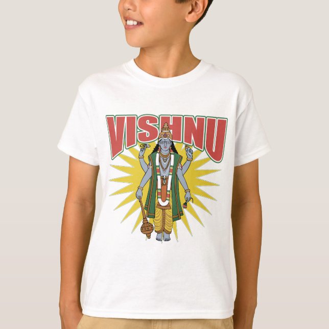 T-shirt Vishnu indou (Devant)
