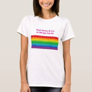 T-shirt « Visibilité » – Un motif de fierté abstrait #1