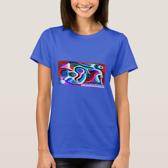 T-shirt vision Alien (Devant)