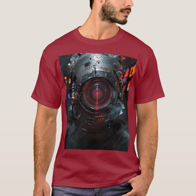 T-shirt Vision cybernétique (Devant)