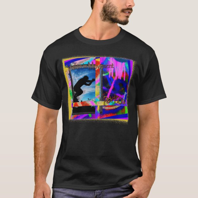 T-shirt Vision dans le mouvement : Parkour (Devant)