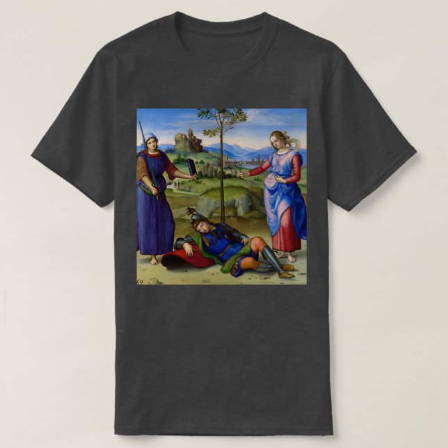 T-shirt Vision d'un Chevalier Raphael (Design devant)