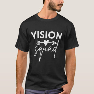 T-shirt Vision Escouade Optométriste Yeux Docteur Infirmiè