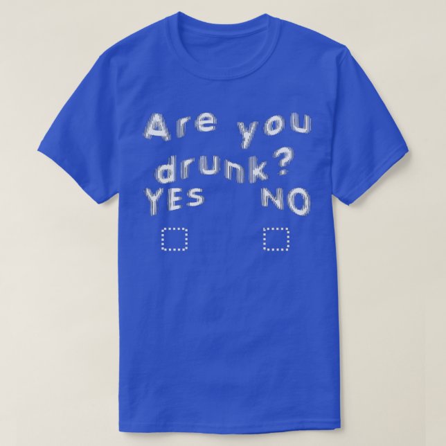 T-shirt Vision floue Êtes-Vous Drund Test De Sobriété Pour (Design devant)
