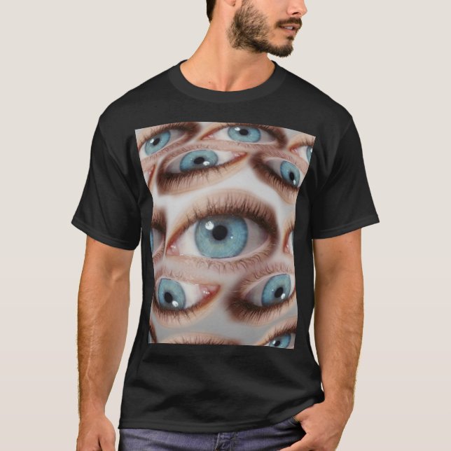 T-shirt Vision psychédélique : illusion de l'oeil Abstrait (Devant)