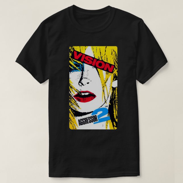 T-shirt Vision Skateboards Vision Agresseur 1 (Design devant)