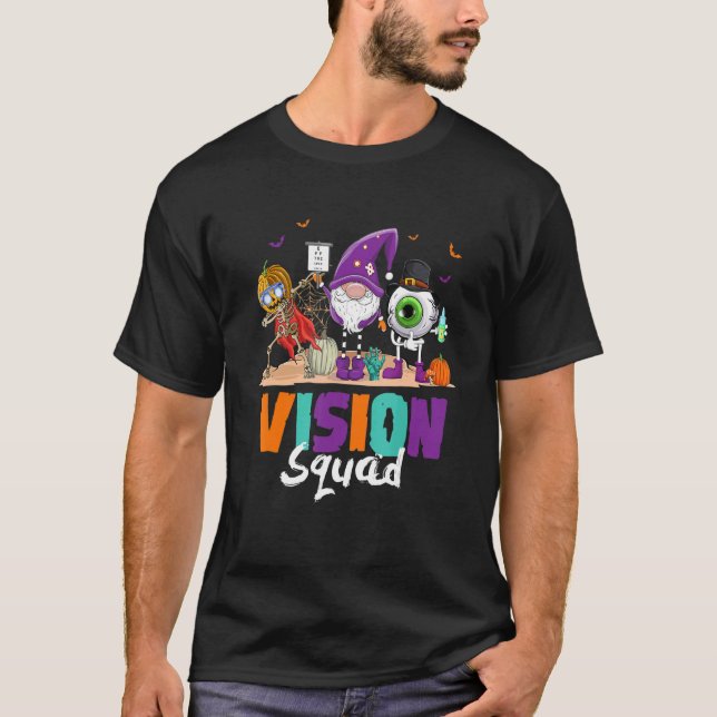T-shirt Vision Squad Optométrie Optométriste Sorcière Hall (Devant)