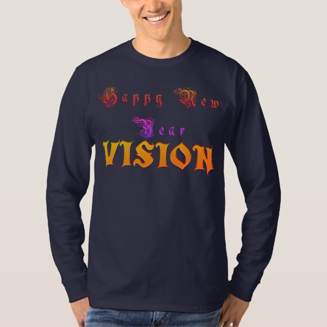 T-shirt Vision Votre design Bonne Nouvelle année Hakunamat (Devant)