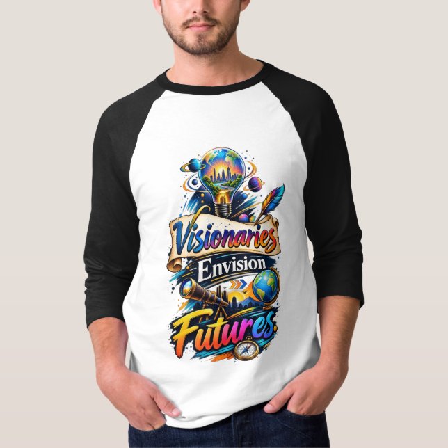 T-shirt Visionnaires envisagent les futurs (Devant)