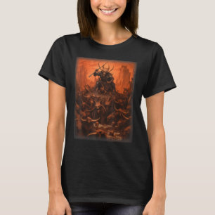 T-shirt Visions de l'enfer Satan Devils Démons Monster Ske