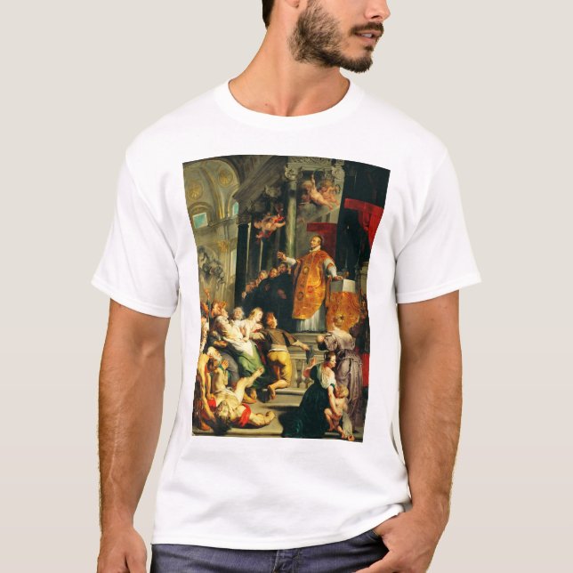 T-shirt Visions d'Ignace par Pierre Paul Rubens (Devant)
