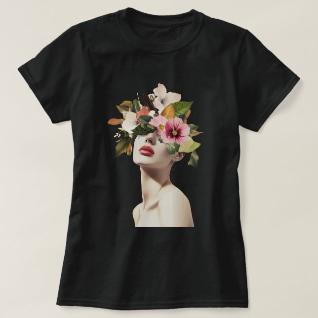 T-shirt Visions florales (Design devant)