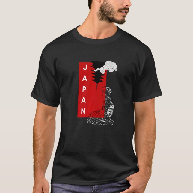 T-shirt Visit Japan Cool Minimalistic Japanese Love Okinaw (Devant)