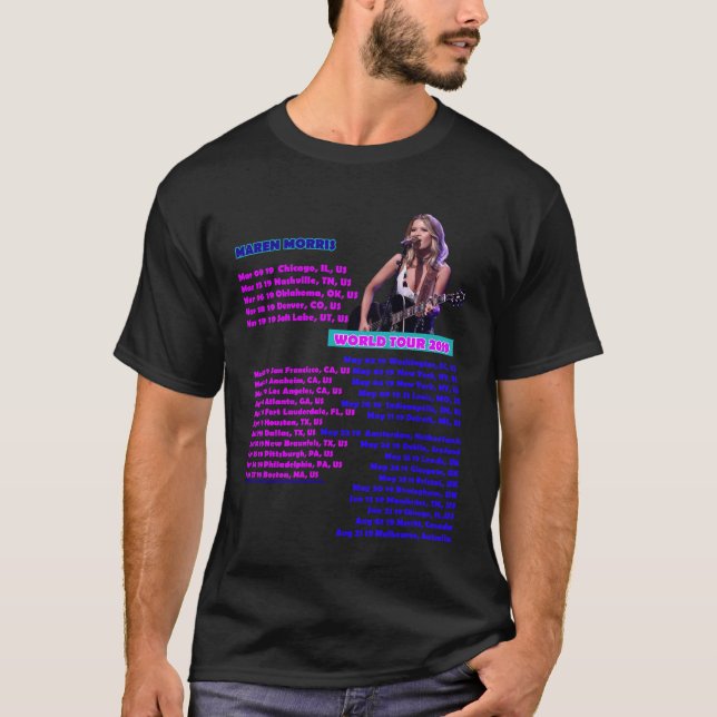 T-SHIRT VISITE 2019 DE MAREN MORRIS (Devant)