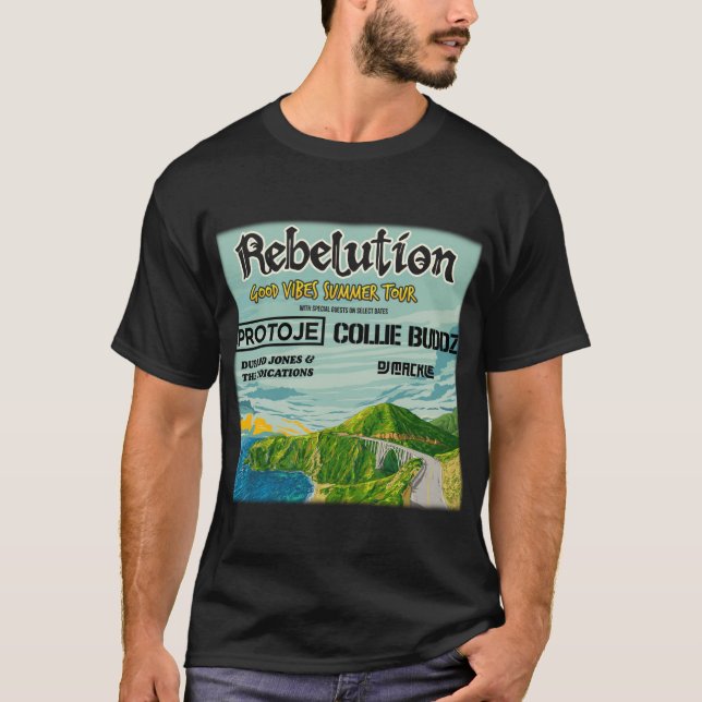 T-SHIRT VISITE 2019 DE REBELUTION (Devant)