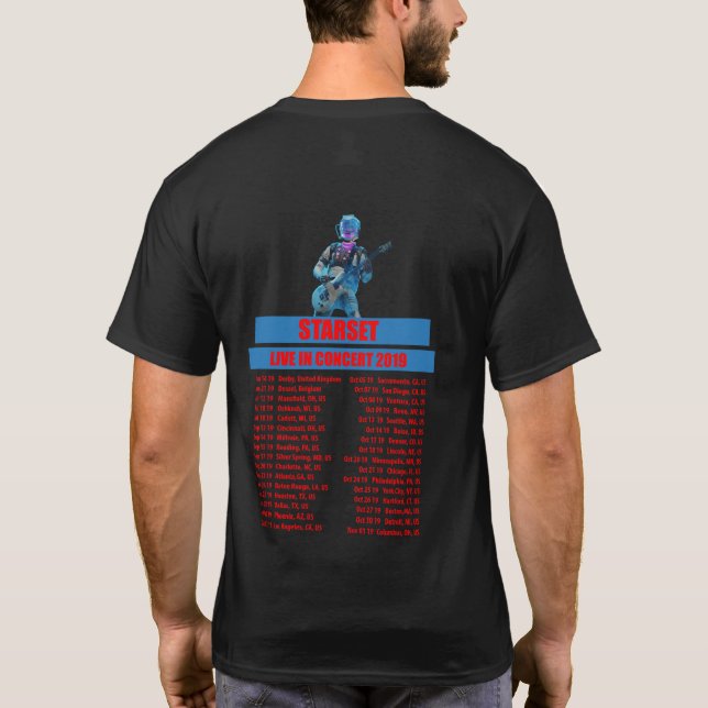 T-SHIRT VISITE 2019 DE STARSET (Dos)
