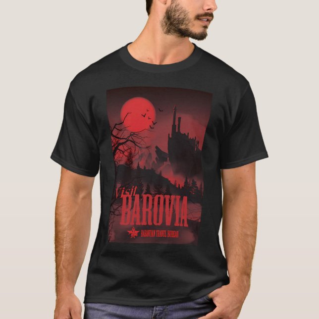 T-shirt Visite Barovia - Rouge (Devant)