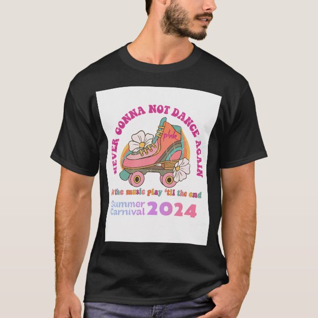 T-shirt Visite carnavalesque estivale rose 2024 Jamais Ne  (Devant)