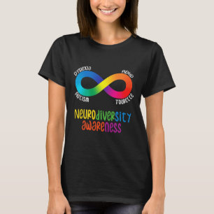 T-shirt Visite de la dyslexie de l'autisme et de l'autisme