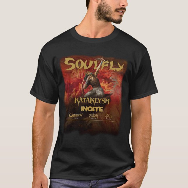 T-SHIRT VISITE DE SOULFLY 2018 - AVANT 2019 (Devant)