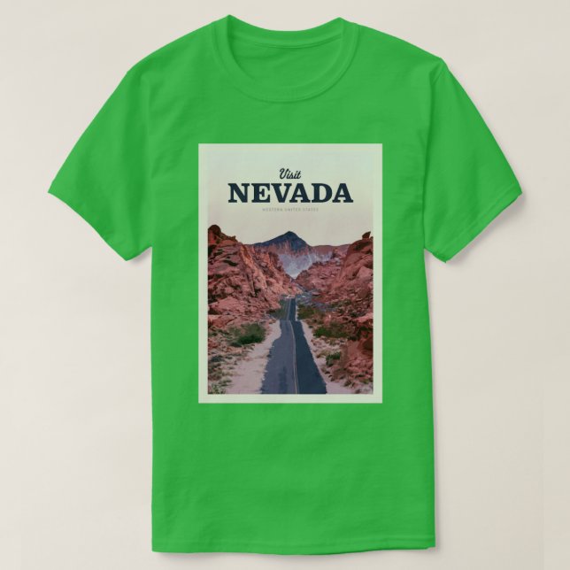 T-shirt Visite du Nevada (Design devant)
