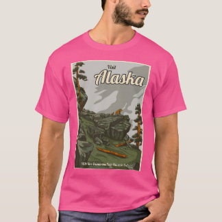 T-shirt Visite en Alaska