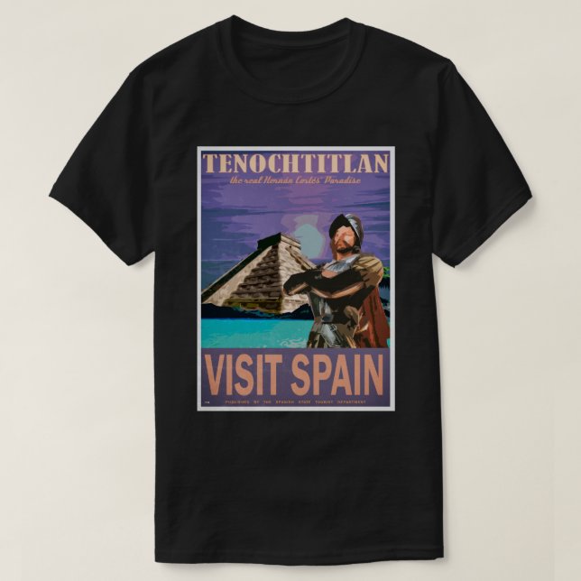 T-shirt Visite Espagne5 (Design devant)