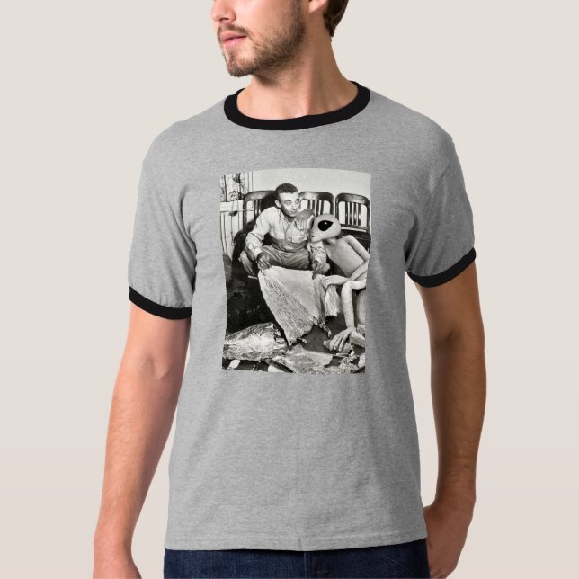 T-shirt Visite étrangère de Roswell (Devant)