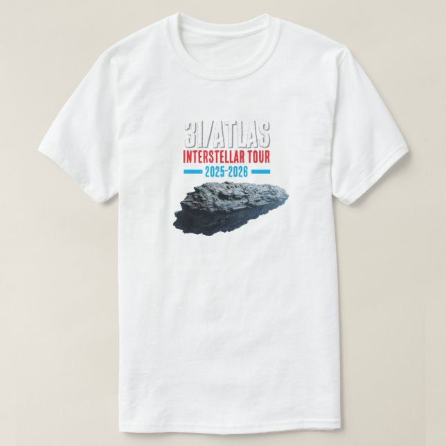 T-shirt Visite interstellaire 3I/Atlas (Design devant)
